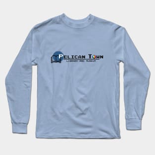 Pelican Town Museum and Library Logo Long Sleeve T-Shirt